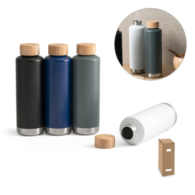 NORRE BOTTLE. Double wall stainless steel (36 recycled) vacuum insulated bottle 640 mL